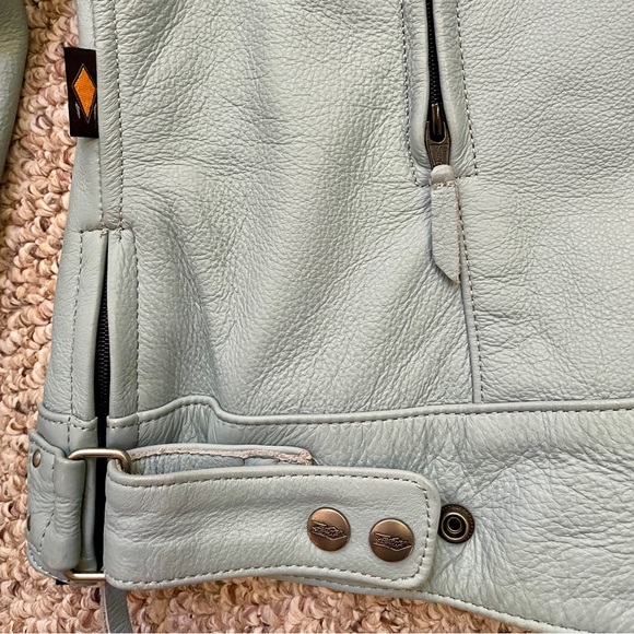 Leather Motorcycle Jacket - Picture 7 of 10